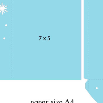Intra απο ξύλο plywood 3mm-4mm πάχος – Πρότυπο χειμερινής κάρτας με Snowflakes Δίασταση  20x20 cm INTRAFABR-61403462 - Image 9