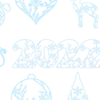 Intra απο ξύλο plywood 3mm-4mm πάχος – Αρχεία κομμένων χειμερινών Χριστουγέννων Δίασταση  20x20 cm INTRAFABR-15358296 - Image 3