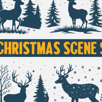 Intra απο ξύλο plywood 3mm-4mm πάχος – Χειμερινή Χριστουγεννιάτικη Σκηνή Πακέτο 3 Δίασταση  20x20 cm INTRAFABR-105131722 - Image 1