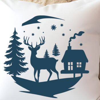 Intra απο ξύλο plywood 3mm-4mm πάχος – Χειμερινή Χριστουγεννιάτικη Σκηνή Πακέτο 3 Δίασταση  20x20 cm INTRAFABR-105131722 - Image 3