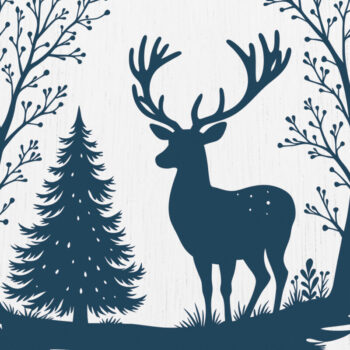 Intra απο ξύλο plywood 3mm-4mm πάχος – Πακέτο Χειμερινής Χριστουγεννιάτικης Σκηνής Δίασταση  20x20 cm INTRAFABR-105131579 - Image 2