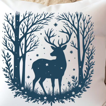 Intra απο ξύλο plywood 3mm-4mm πάχος – Πακέτο Χειμερινής Χριστουγεννιάτικης Σκηνής Δίασταση  20x20 cm INTRAFABR-105131579 - Image 3