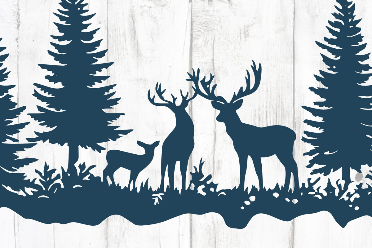 Intra απο ξύλο plywood 3mm-4mm πάχος – Αρχείο περικοπής Χειμερινής Χριστουγεννιάτικης Σκηνής Δίασταση  20x20 cm INTRAFABR-104663636