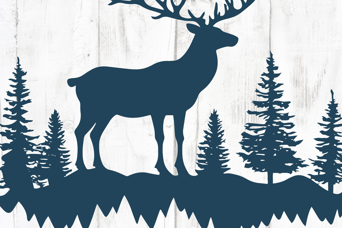 Intra απο ξύλο plywood 3mm-4mm πάχος – Αρχείο περικοπής Χειμερινής Χριστουγεννιάτικης Σκηνής Δίασταση  20x20 cm INTRAFABR-104664143