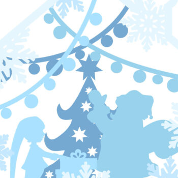 Intra απο ξύλο plywood 3mm-4mm πάχος – Αρχεία κοπής με λέιζερ πολλαπλών στρώσεων WINTER HOUSE Δίασταση  20x20 cm INTRAFABR-22062297 - Image 9