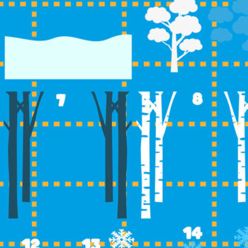 Intra απο ξύλο plywood 3mm-4mm πάχος – Χειμερινό τοπίο 3d Δίασταση  20x20 cm INTRAFABR-85441005 - Image 3