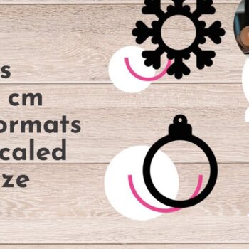 Intra απο ξύλο plywood 3mm-4mm πάχος – Χειμερινή κορνίζα για, χειμώνας Δίασταση  20x20 cm INTRAFABR-80024445 - Image 2