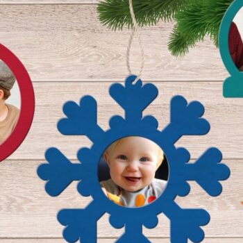 Intra απο ξύλο plywood 3mm-4mm πάχος – Χειμερινή κορνίζα για, χειμώνας Δίασταση  20x20 cm INTRAFABR-80024445 - Image 3