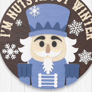 Intra απο ξύλο plywood 3mm-4mm πάχος – Χειμερινό σημάδι καλωσορίσματος Δίασταση  20x20 cm INTRAFABR-106315057