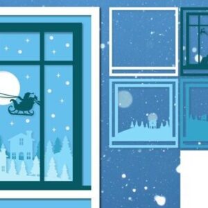 Intra απο ξύλο plywood 3mm-4mm πάχος – Χειμερινό παράθυρο με πολυεπίπεδη κούπα Δίασταση  20x20 cm INTRAFABR-77380055