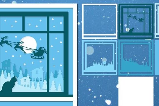 Intra απο ξύλο plywood 3mm-4mm πάχος – Χειμερινό παράθυρο με πολυεπίπεδη κούπα Δίασταση  20x20 cm INTRAFABR-77380055