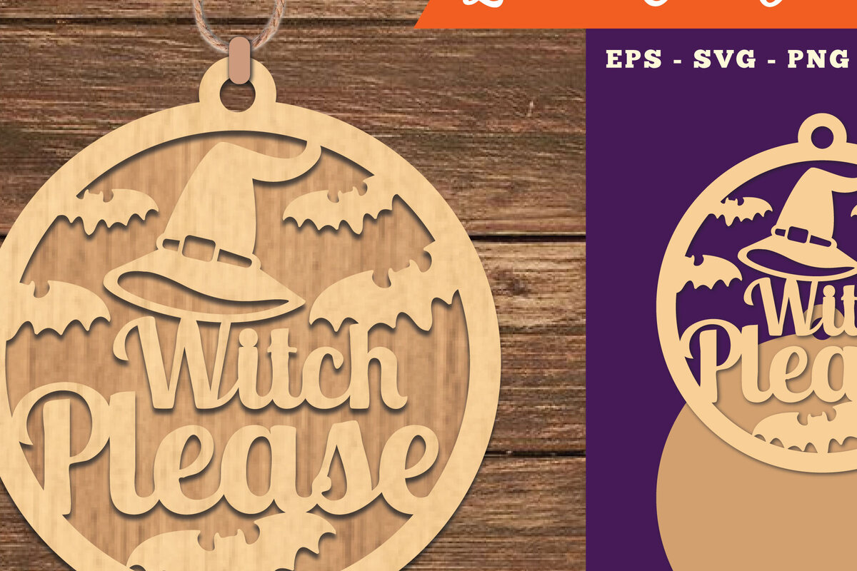 Intra απο ξύλο plywood 3mm-4mm πάχος – Witch PleaseOrnment Δίασταση  20x20 cm INTRAFABR-111385646