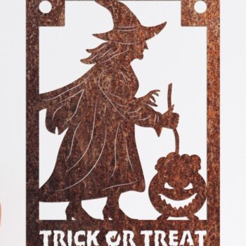 Intra απο ξύλο plywood 3mm-4mm πάχος – Witch - Trick or Treat Δίασταση  20x20 cm INTRAFABR-18111856 - Image 1