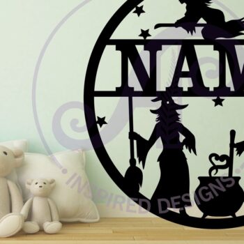 Intra απο ξύλο plywood 3mm-4mm πάχος – Πρότυπο κοπής με λέιζερ Sin Name Witches Δίασταση  20x20 cm INTRAFABR-82364604 - Image 2