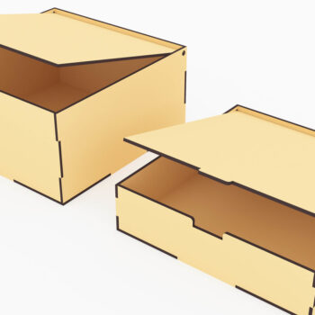 Intra απο ξύλο plywood 3mm-4mm πάχος – Με Flip Up LBox Bundle Cut Laser Δίασταση  20x20 cm INTRAFABR-72392565 - Image 2