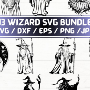 Intra απο ξύλο plywood 3mm-4mm πάχος – Wizard, DXF, EPS, JPG, PNG Δίασταση  20x20 cm INTRAFABR-115722750