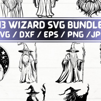 Intra απο ξύλο plywood 3mm-4mm πάχος – Wizard, DXF, EPS, JPG, PNG Δίασταση  20x20 cm INTRAFABR-115722750 - Image 1