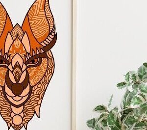 Intra απο ξύλο plywood 3mm-4mm πάχος – Λύκος Δίασταση  20x20 cm INTRAFABR-32428739