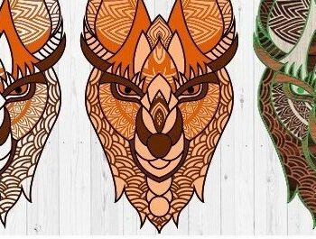 Intra απο ξύλο plywood 3mm-4mm πάχος – Λύκος Δίασταση  20x20 cm INTRAFABR-32428739 - Image 3