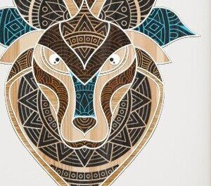 Intra απο ξύλο plywood 3mm-4mm πάχος – Λύκος Δίασταση  20x20 cm INTRAFABR-32436772