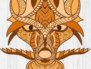 Intra απο ξύλο plywood 3mm-4mm πάχος – Λύκος Δίασταση  20x20 cm INTRAFABR-32436779 - Image 2