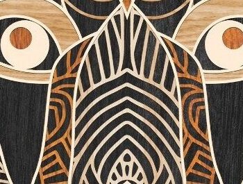 Intra απο ξύλο plywood 3mm-4mm πάχος – Λύκος Δίασταση  20x20 cm INTRAFABR-32437203 - Image 4