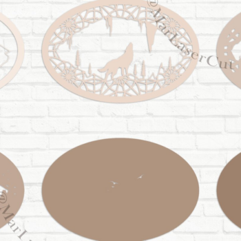 Intra απο ξύλο plywood 3mm-4mm πάχος – Wolf Cave Layered Δίασταση  20x20 cm INTRAFABR-20764524 - Image 8