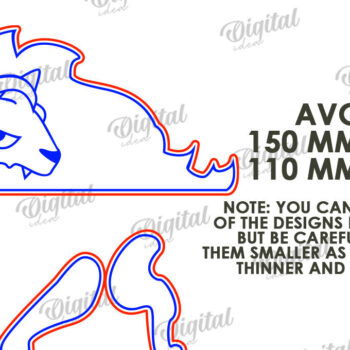 Intra απο ξύλο plywood 3mm-4mm πάχος – Wolf Funny Decor Δίασταση  20x20 cm INTRAFABR-117112745 - Image 2