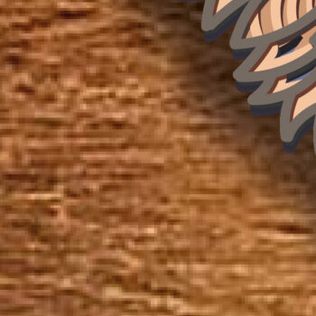 Intra απο ξύλο plywood 3mm-4mm πάχος – Wolf Mandalal Multilayer/Laser Cut Δίασταση  20x20 cm INTRAFABR-83032386 - Image 4