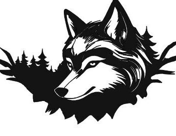 Intra απο ξύλο plywood 3mm-4mm πάχος – Wolf Wall Art Δίασταση  40x30 cm INTRAFABR-86376480 - Image 2