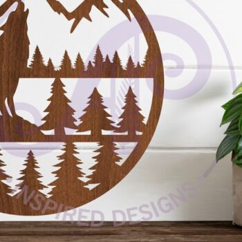 Intra απο ξύλο plywood 3mm-4mm πάχος – Επιγραφή Wolf Wall Art, Αρχείο. Διάνυσμα Δίασταση  40x30 cm INTRAFABR-104204732 - Image 1