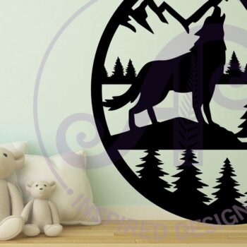 Intra απο ξύλο plywood 3mm-4mm πάχος – Επιγραφή Wolf Wall Art, Αρχείο. Διάνυσμα Δίασταση  40x30 cm INTRAFABR-104204732 - Image 2