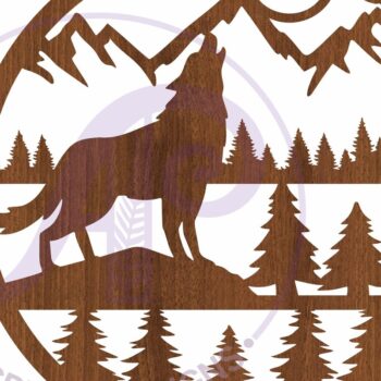 Intra απο ξύλο plywood 3mm-4mm πάχος – Επιγραφή Wolf Wall Art, Αρχείο. Διάνυσμα Δίασταση  40x30 cm INTRAFABR-104204732 - Image 3