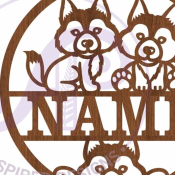 Intra απο ξύλο plywood 3mm-4mm πάχος – Πρότυπο κοπής με λέιζερ Sin Name Wolves Δίασταση  20x20 cm INTRAFABR-91545542 - Image 3