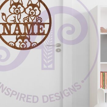 Intra απο ξύλο plywood 3mm-4mm πάχος – Πρότυπο κοπής με λέιζερ Sin Name Wolves Δίασταση  20x20 cm INTRAFABR-91545542 - Image 4