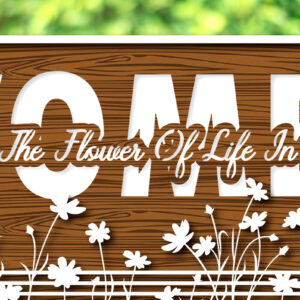 Intra απο ξύλο plywood 3mm-4mm πάχος – Γυναικεία οικογένεια τραγουδούν με λέιζερ κομμένα πολλαπλών στρώσεων Δίασταση 20x20 cm INTRAFABR-25734308