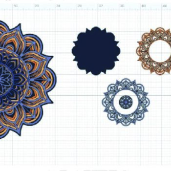 Intra απο ξύλο plywood 3mm-4mm πάχος – Υπέροχη Μάνταλα, 5 στρώσεων Δίασταση  20x20 cm INTRAFABR-21375615 - Image 5
