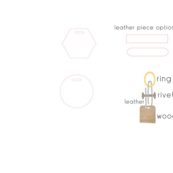 Intra απο ξύλο plywood 3mm-4mm πάχος – Κενά μπρελόκ από ξύλο και δέρμα Δίασταση  5x5 cm INTRAFABR-22861506 - Image 2