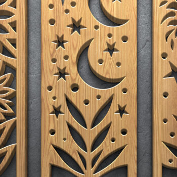 Intra απο ξύλο plywood 3mm-4mm πάχος –  με λέιζερ ξύλου τέχνης Δίασταση  20x20 cm INTRAFABR-120857457 - Image 3