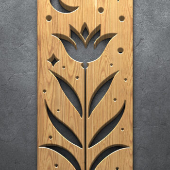 Intra απο ξύλο plywood 3mm-4mm πάχος –  με λέιζερ ξύλου τέχνης Δίασταση  20x20 cm INTRAFABR-120857457 - Image 4