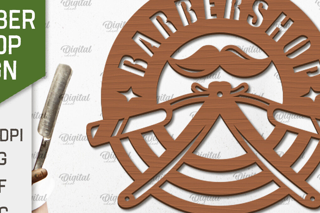 Intra απο ξύλο plywood 3mm-4mm πάχος – Ξύλινη πινακίδα κομμωτηρίου με λέιζερ Δίασταση  20x20 cm INTRAFABR-98539703