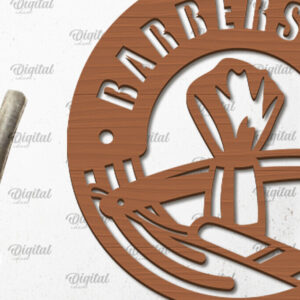 Intra απο ξύλο plywood 3mm-4mm πάχος – Ξύλινη πινακίδα κομμωτηρίου με λέιζερ Δίασταση  20x20 cm INTRAFABR-98539597