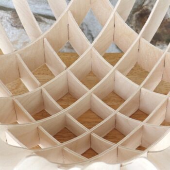 Intra απο ξύλο plywood 3mm-4mm πάχος – Αρχείο κοπής με λέιζερ ξύλινο μπολ Δίασταση  20x20 cm INTRAFABR-31799625 - Image 1