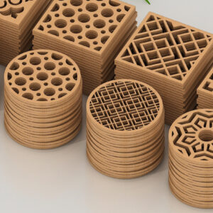 Intra απο ξύλο plywood 3mm-4mm πάχος – Σετ Σχεδίασης Ξύλινου Σουβέρ Trivet Grill 172 Δίασταση  20x20 cm INTRAFABR-54597105