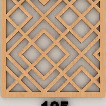 Intra απο ξύλο plywood 3mm-4mm πάχος – Σετ Σχεδίασης Ξύλινου Σουβέρ Trivet Grill 172 Δίασταση  20x20 cm INTRAFABR-54597105 - Image 4