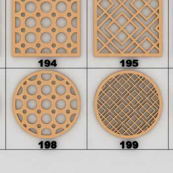 Intra απο ξύλο plywood 3mm-4mm πάχος – Σετ Σχεδίασης Ξύλινου Σουβέρ Trivet Grill 172 Δίασταση  20x20 cm INTRAFABR-54597105 - Image 10