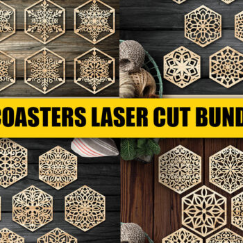 Intra απο ξύλο plywood 3mm-4mm πάχος – Σχεδιασμός σουβέρ ξύλου / Πακέτο κοπής με λέιζερ3 Δίασταση  20x20 cm INTRAFABR-94584975 - Image 1