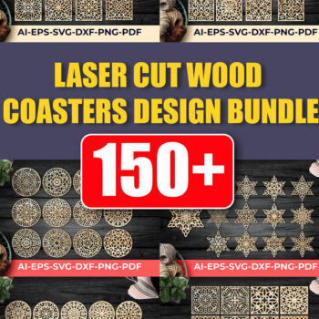 Intra απο ξύλο plywood 3mm-4mm πάχος – Σχεδιασμός σουβέρ ξύλου / Πακέτο κοπής με λέιζερ3 Δίασταση  20x20 cm INTRAFABR-92723927 - Image 1