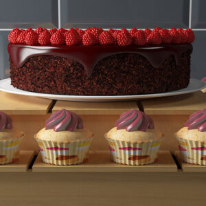 Intra απο ξύλο plywood 3mm-4mm πάχος – Ξύλινη βάση για Cupcake / Πάρτι εμφάνισης τούρτας Δίασταση  20x20 cm INTRAFABR-58586659