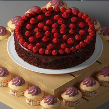 Intra απο ξύλο plywood 3mm-4mm πάχος – Ξύλινη βάση για Cupcake / Πάρτι εμφάνισης τούρτας Δίασταση  20x20 cm INTRAFABR-58586659 - Image 2